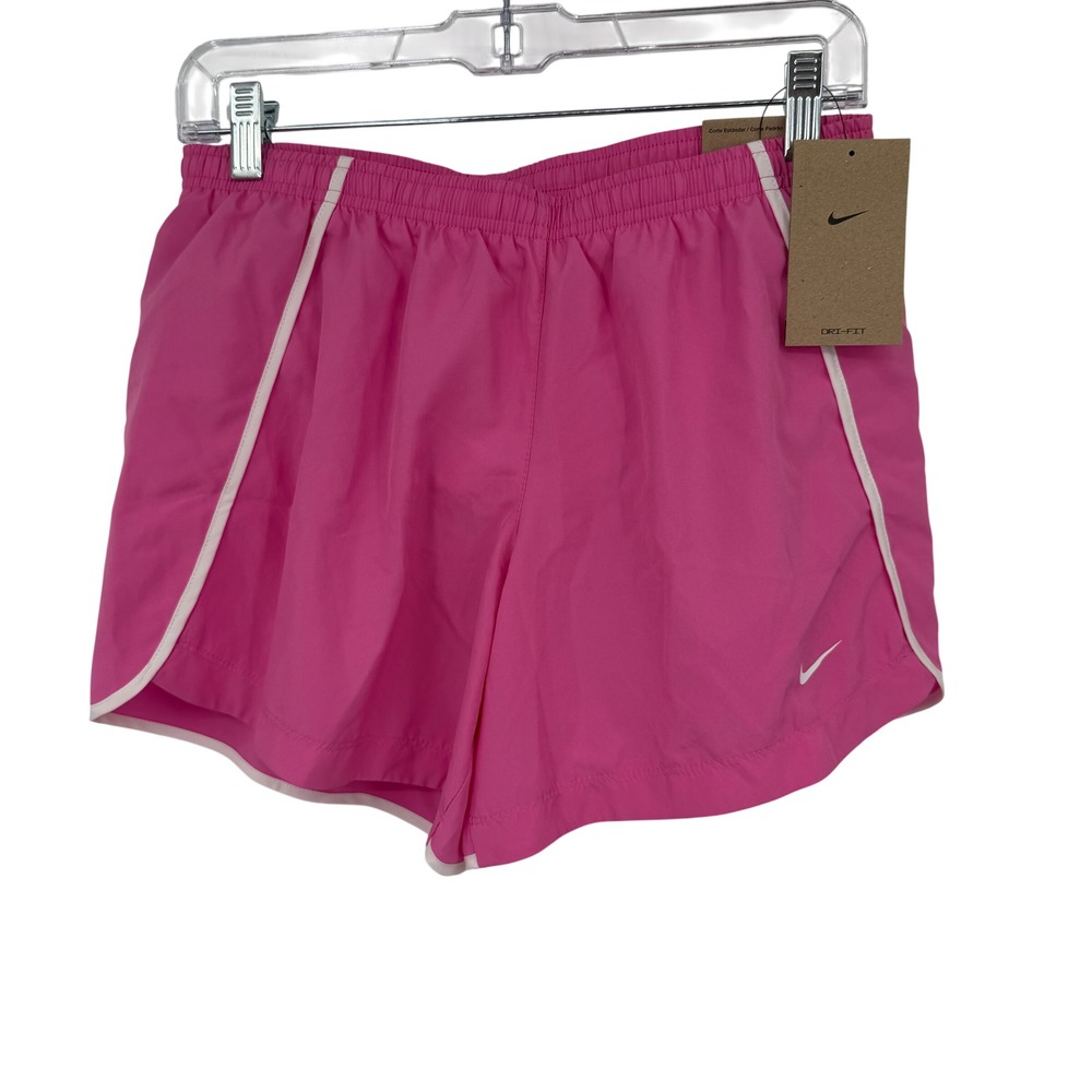 Nike Dri-FIT Running Shorts Women XL Pink Black Athletic Gym Training 2 Pack NWT